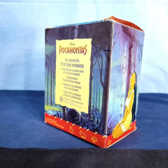 Pocahontas Christmas Magic Disney Grolier Tree Ornament - Picture 4 of 5